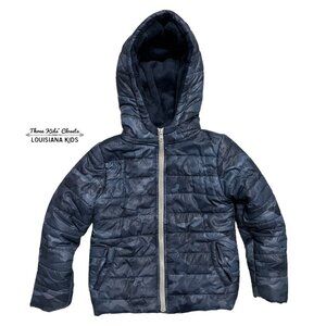 Body Glove 6Y Blue Camouflage Coat